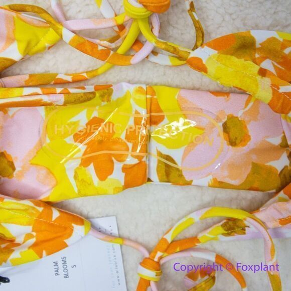 NEW Aila Blue Free People Palm Bikini Bottoms, size S - Picture 14 of 16